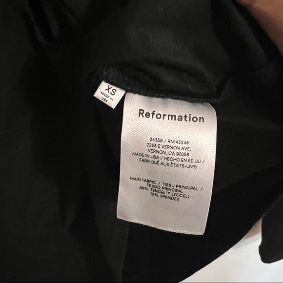 Reformation Sybil Crossover Strap Long Sleeve Top - Picture 5 of 7